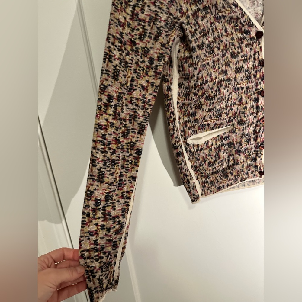 Marc Jacobs lightweight print cotton cardigan - size small - Picture 7 of 11